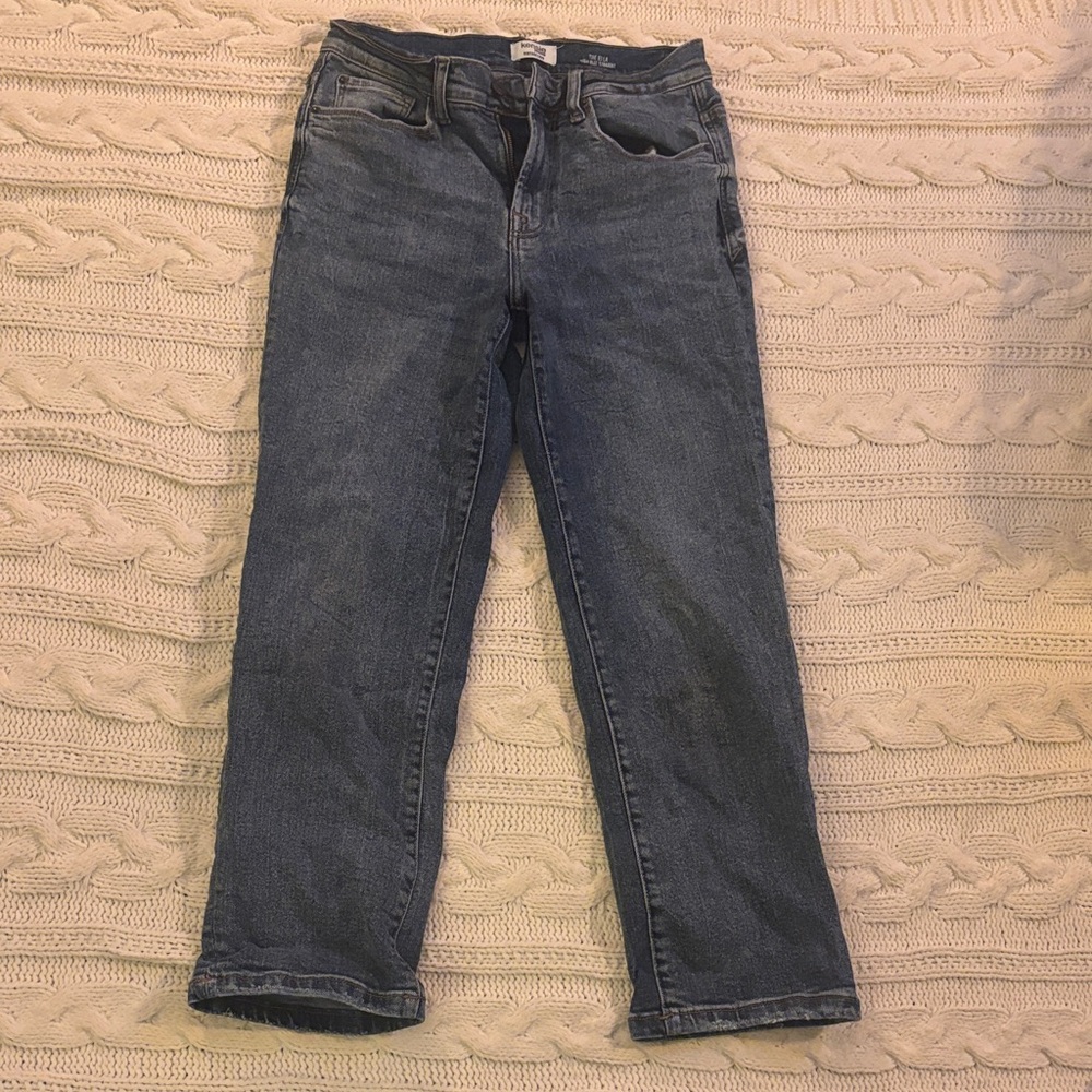 Classic Straight-Leg Blue Jeans